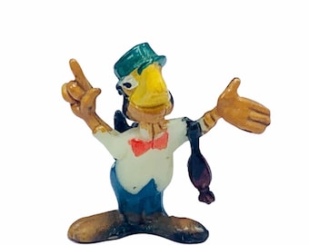 LOUIS MARX DISNEYKINS 1960s vintage walt disney tinykins miniature plastic figure toy collectible Jose Carioca three caballeros Donald Duck
