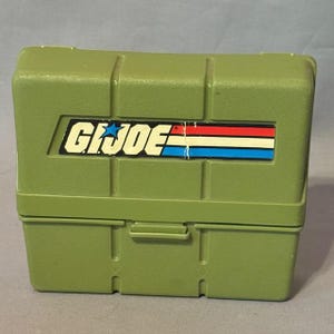 Vintage Gi Joe Action Figure Case Belt Accessory Toy 1983 Pouch Hasbro Cobra USA