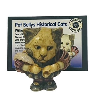 Harmony Kingdom Historisk Katt Kattunge Figurin antropomorf William Shakespurr