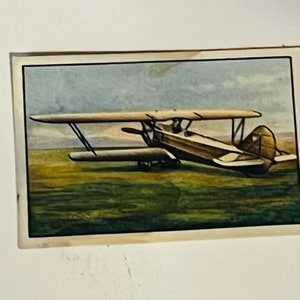 Airplane Tobacco Trading Card West Germany 1930s Garbaty Plane Arado SCII jet