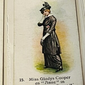 John Player Son Tabakkarte 1916 Past Present Schauspieler Gladys Cooper Ladys Kleid