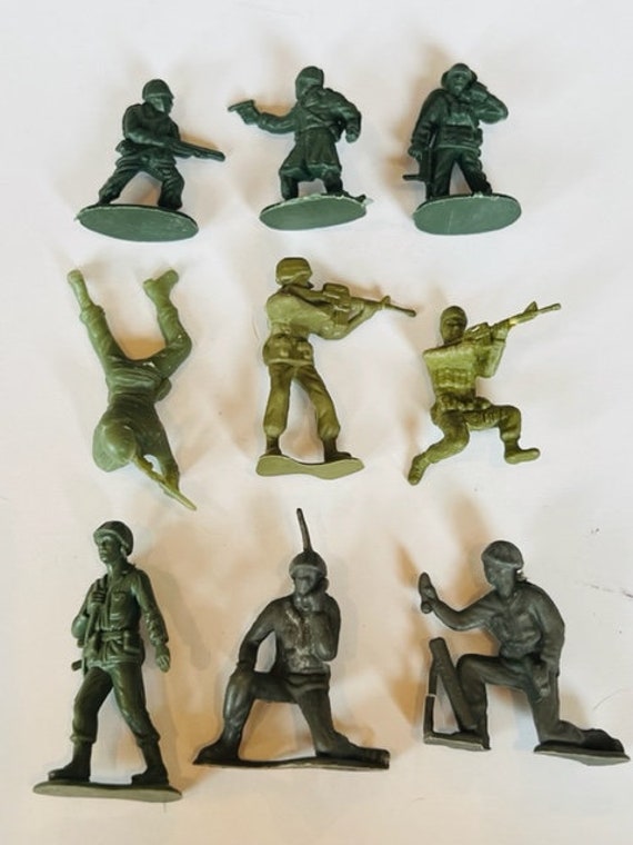 Jouet soldat vtg figure militaire armée hommes mpc me marx