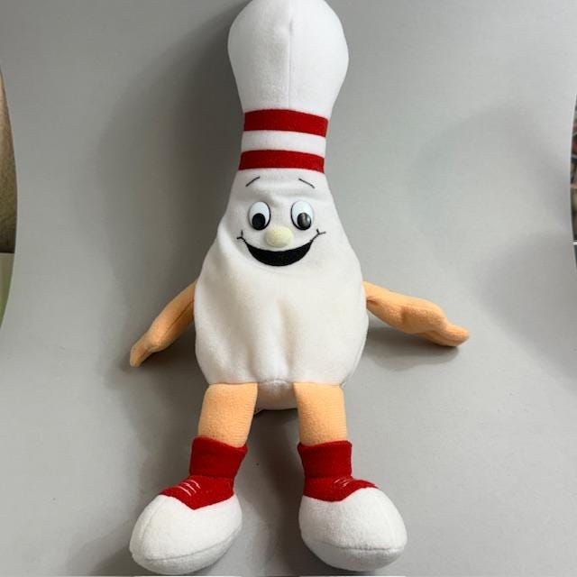 Bowling Pin Plush Stuffed Animal Fair 1999 Anthropomorphic Figure