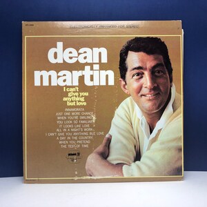 VINYL RECORD VINTAGE 33 rpm Musikalbum lp vtg Cover sleeve Dean Martin I cant geben Ihnen alles außer Liebe