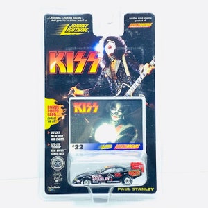 ジョニー ライトニング キッス ヴィンテージ ダイキャスト ストックカー モック ボーナス フォト カード 1997 ヴィンテージ ロックロール ヘビーメタル 記念品 マンティス ポール スタンレー #22 BM1