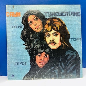 VINYL RECORD VINTAGE 33 rpm music album lp vtg with cover sleeve mcm 12 inch 12&quot; Tony Orlando and Dawn Tuneweaving