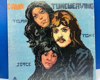 VINYL RECORD VINTAGE 33 rpm music album lp vtg with cover sleeve mcm 12 inch 12" Tony Orlando and Dawn Tuneweaving