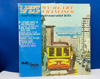 VINYL RECORD VINTAGE 33 rpm Musikalbum lp vtg Cover Sleeve mcm 12 Zoll 12" Ich verließ mein Herz in San Francisco