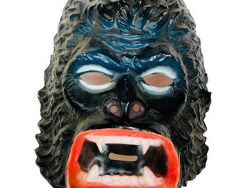 King Kong Vintage Halloween Mask Ben Cooper antique gorilla ape monster plastic