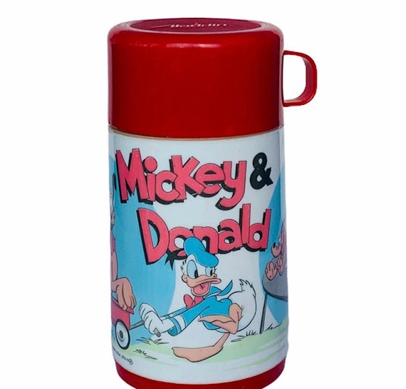 Mickey Mouse Lunchbox with Thermos. Minnie Mouse Aladdin. Disney