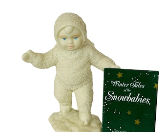 Snowbabies Department 56 Figurine Christmas Snow Babies vtg Angel Winter Tales