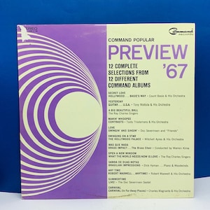 VINYL RECORD VINTAGE 33 rpm music album lp vtg in cover sleeve mcm 12 inch 12" Command popular preview 1967 makin whoopee
