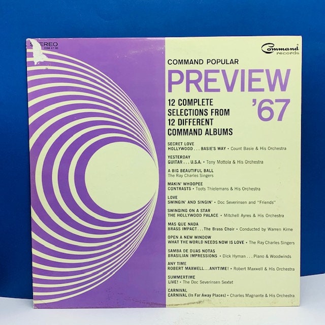 VINYL RECORD VINTAGE 33 Rpm Music Album Lp Vtg in Cover Sleeve Mcm 12 ...