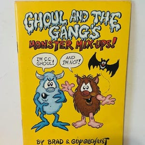 Ghoul and Gangs Monster Mix Ups Gilchrist Fantasy Novel Paperback Book Vtg 1980