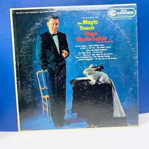 VINYL RECORD VINTAGE 33 rpm music album lp vtg with cover sleeve mcm 12 inch 12&quot; Hugo Winterhalter magic touch