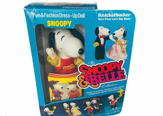 Snoopy Belle Doll Toy Figure 1965 Knickerbocker Peanuts Gang Snoopy Belle Doll Toy Figure 1965 Knickerbocker Peanuts Gang