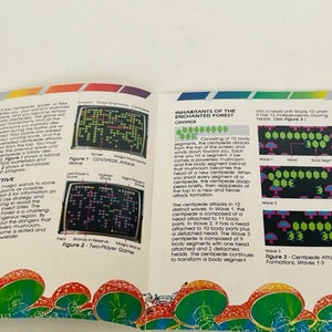 Centipede cartridge Atari 5200 video game vtg manual instruction arcade 1982 art image 2