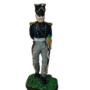 Franklin Mint Waterloo Regiment vtg toy soldier 1979 Lieutenant Infantry general