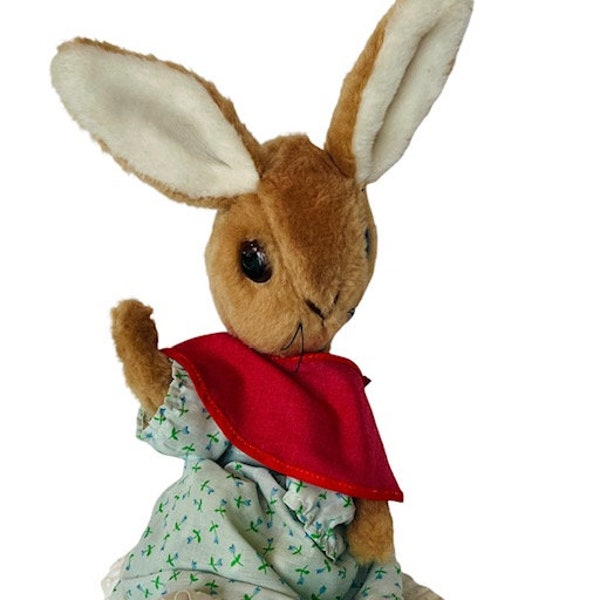 Plush Peter Rabbit Easter Mrs Bunny Stuffed Animal Eden Toys Beatrix Potter vtg