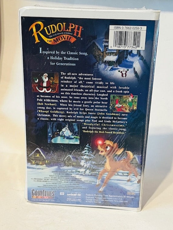 Rudolph Red Nosed Reindeer VHS Movie SEALED 1998 Collector Musical