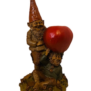 Tom Clark figurine gnome elf SIGNED Cairn sculpture Willie Son Apple fathers day