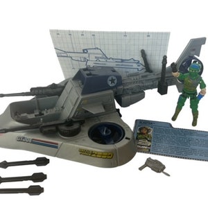 Vindicator Blaster 1987 Gi Joe Cobra ARAH Figure Vehicle Hasbro vtg COMPLETE jet
