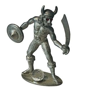 Dragon Wizard figurine pewter dungeons D&D Signed Spoontiques viking barbarian