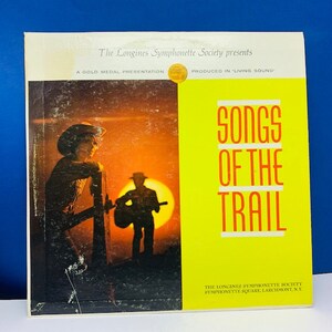 VINYL RECORD VINTAGE 33 rpm music album lp vtg with cover sleeve mcm 12 inch 12" Songs of the Trail Longines symphonette