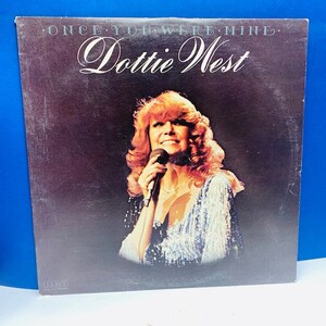 VINYL RECORD VINTAGE 33 rpm music album lp vtg in cover sleeve mcm 12 inch 12" Dottie West once you were mine