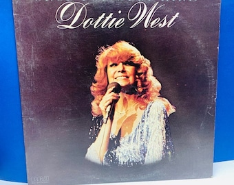 VINYL RECORD VINTAGE 33 rpm music album lp vtg in cover sleeve mcm 12 inch 12" Dottie West once you were mine