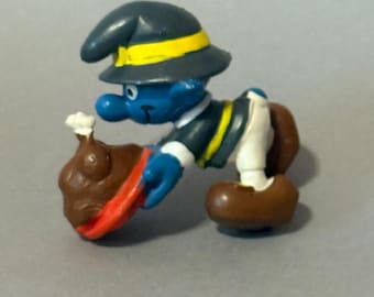 Lot De 7 Figurines Schtroumpfs Schleich - Années Diverses - Occasion Bel état