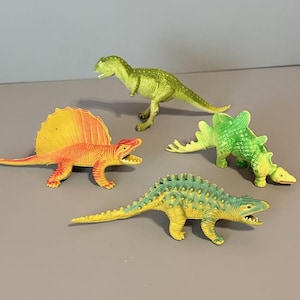 Vintage Dinosaur Toy Figure Lot Safari Schleich Jurassic Park Stegosaurus Spikes