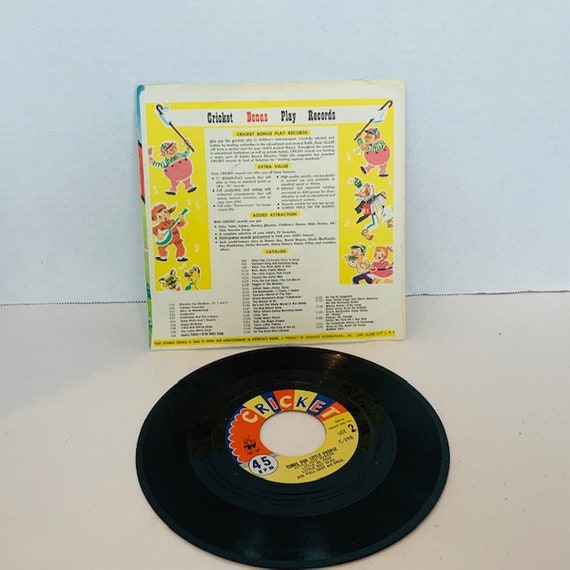VINYL RECORD VINTAGE 45 Rpm Music Album Lp Vtg Mcm 7 Inch 7