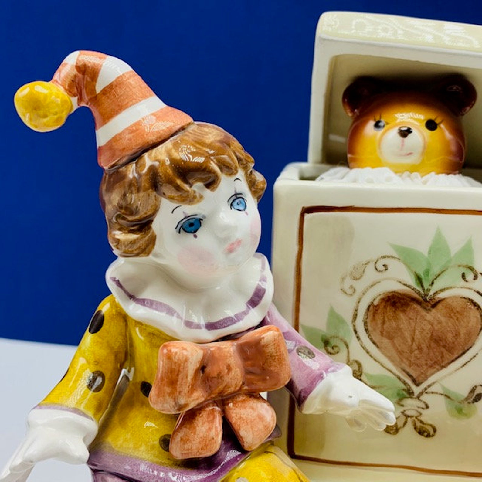 SCHMID MUSIC BOX the Entertainer 1983 Vintage Moving Teddy Etsy