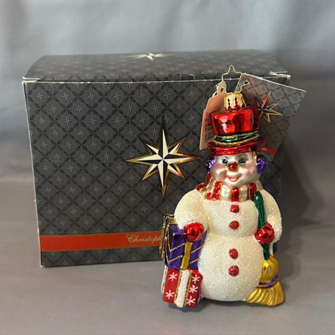 希少 Christopher Radko ドナルドダックガラスオーナメント ディズニー