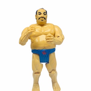 CHUCK NORRIS FIGURE 1986 vintage Kenner karate kommandos commandos toy Sumo Tabe wrestler