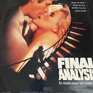 Movie Theater Cinema Poster Lobby Card 1991 Final Analysis Kim Basinger Gere vtg