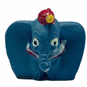 LOUIS MARX DISNEYKINS 1960s vintage walt disney tinykins miniature plastic figure toy collectible Dumbo circus elephant
