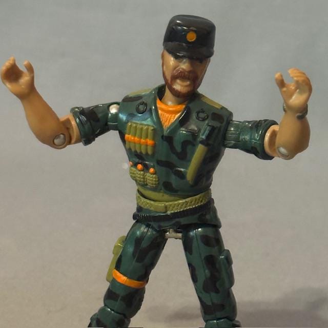 Vintage Lanard Corps Gi Joe Action Figure Toy 1986 Green Beret