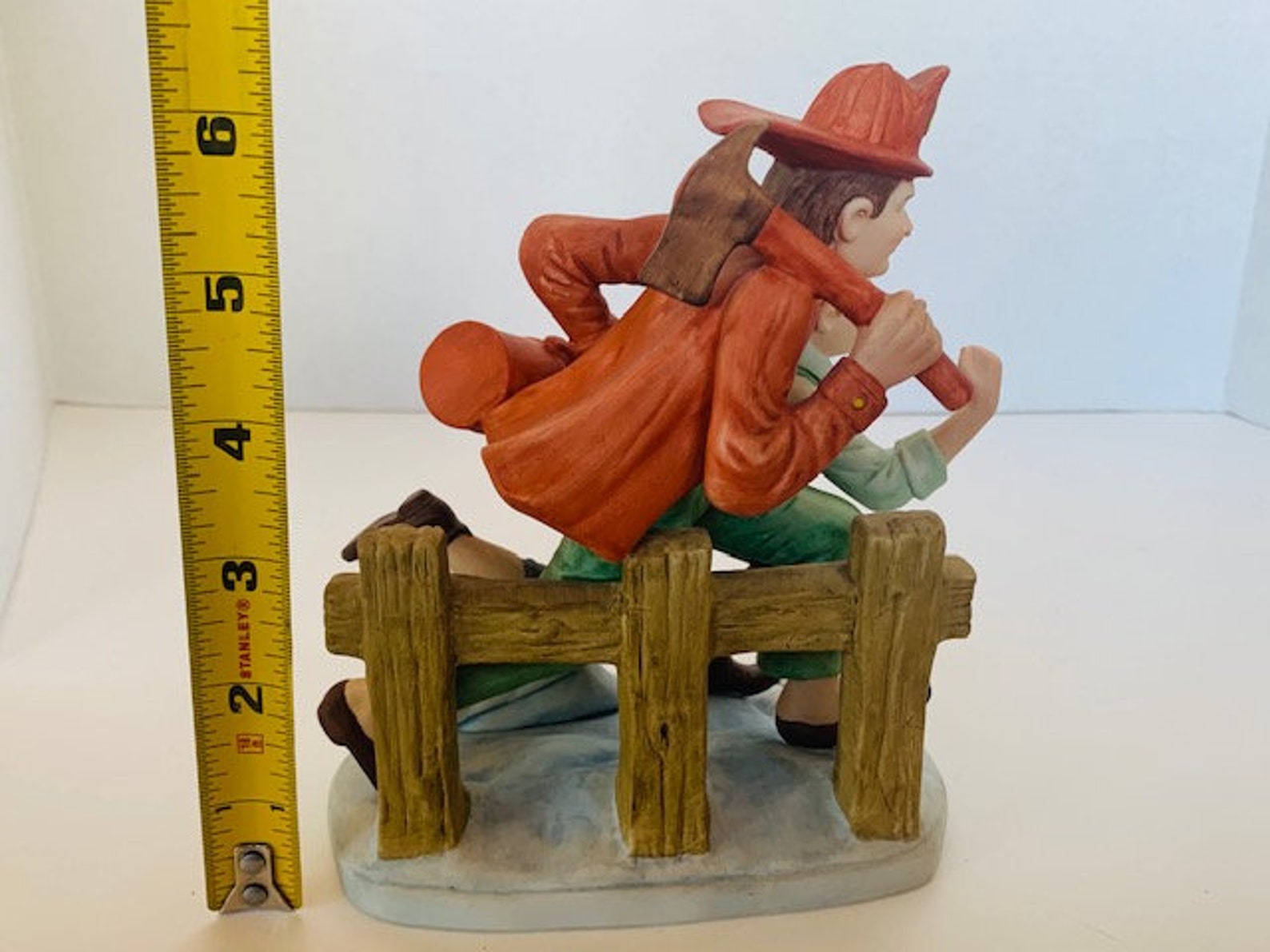 NORMAN ROCKWELL FIGURINE 1980s Danbury Mint Vintage Porcelain Etsy
