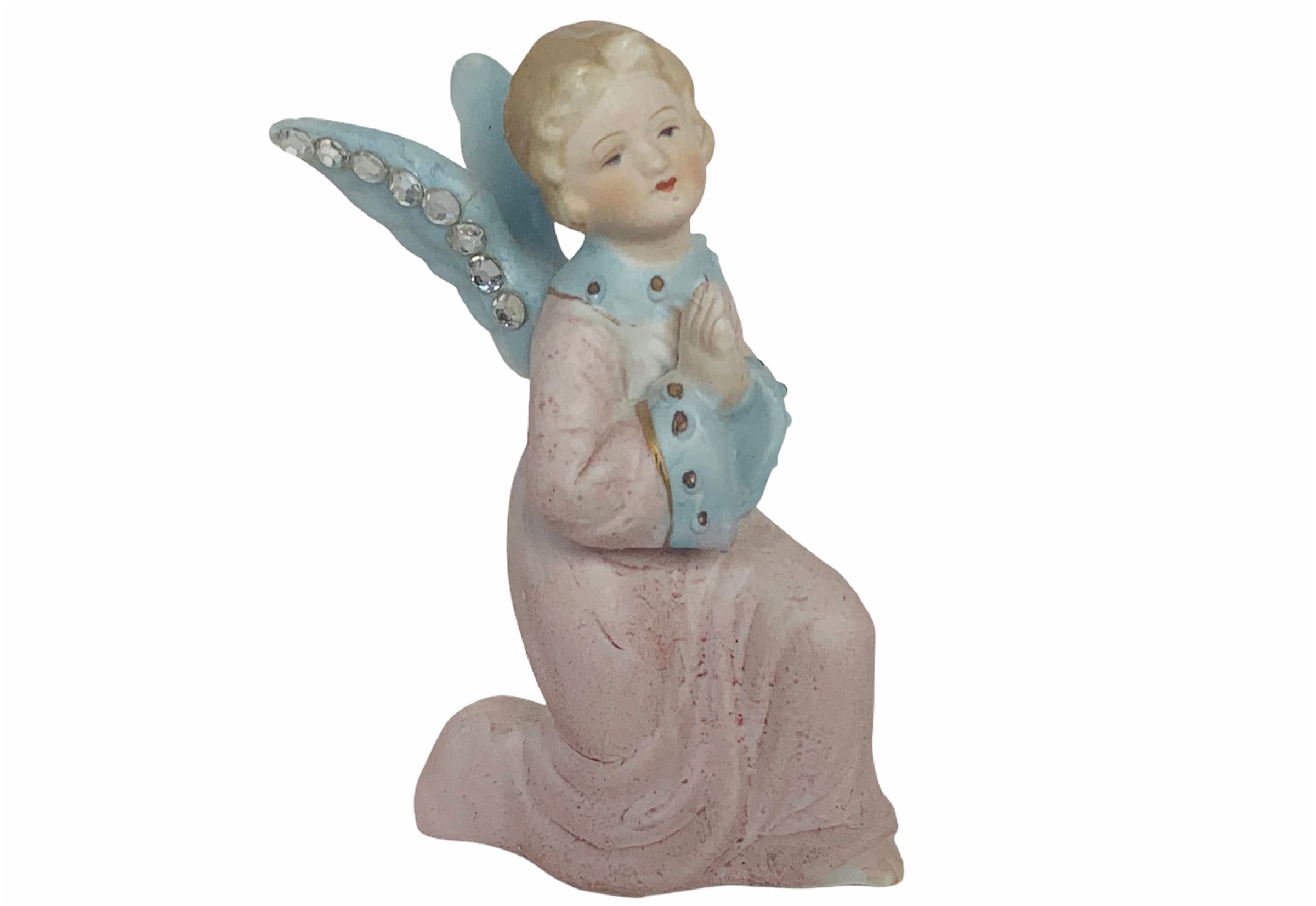 Angel Figurine Vintage collectible sculpture vtg Church decor Etsy