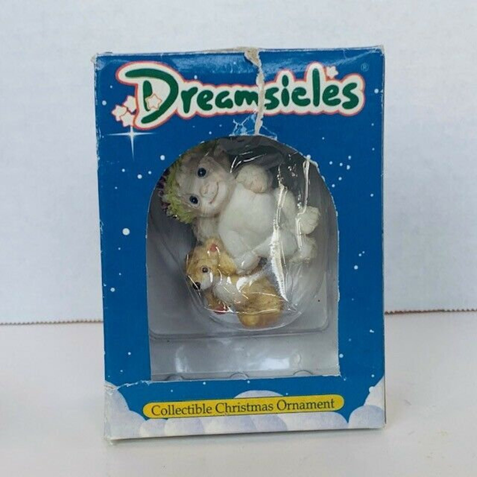 Dreamsicles Ornament Figurine Angel Cherub Puppy Dog Nib Box Etsy