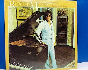 VINYL RECORD VINTAGE 33 rpm Musikalbum lp vtg in Cover sleeve mcm 12 zoll 12" Ronnie Milsap es war fast wie ein Song