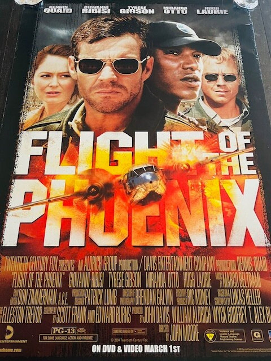Movie Theater Poster Lobby Card Wall Vtg 2004 Flight of the