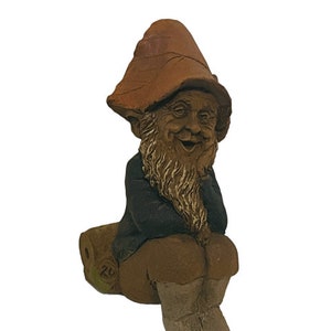 Tom Clark figurine gnome elf SIGNED Cairn sculpture Corky cork wine dwarf gift