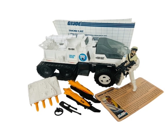 b*s様 【EOE 388】氷耕しの探検家 フラクチャーフォイル版【JP foi Snow Cat Frostbite Driver 1985 Gi Joe Cobra ARAH Figure Vehicle