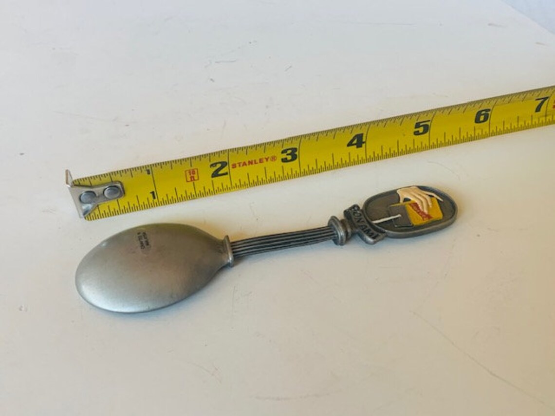 FRANKLIN MINT SPOON Vintage Collectors Pewter Country Store Etsy