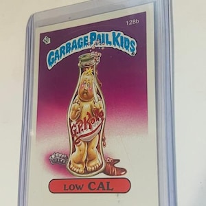 Low Cal Garbage Pail Kids Trading Card 1986 Topps PACK FRESH 128b Coca Cola vtg