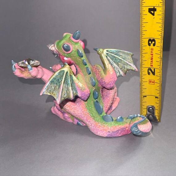 Vintage Franklin Mint Mood Dragon Figurine Birthstone