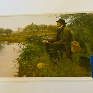 Tarjeta de felicitación vintage sin usar Ephemera England Royle Village Celebrity Sadler vtg